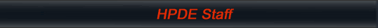 HPDE Staff